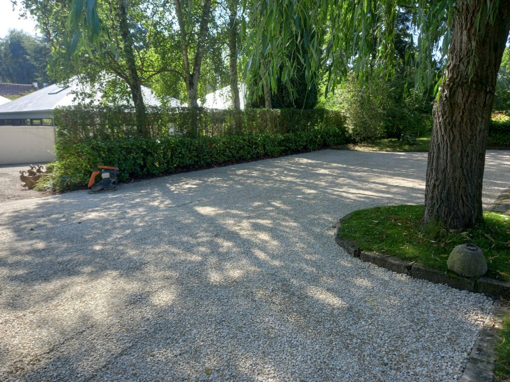 Parking en grès d'Hautrage
