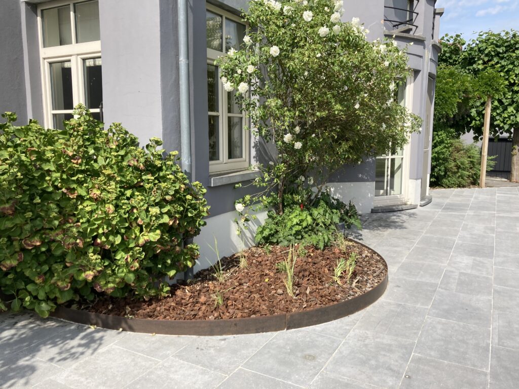 Terrasse en pierres bleues belges (30x60cm)